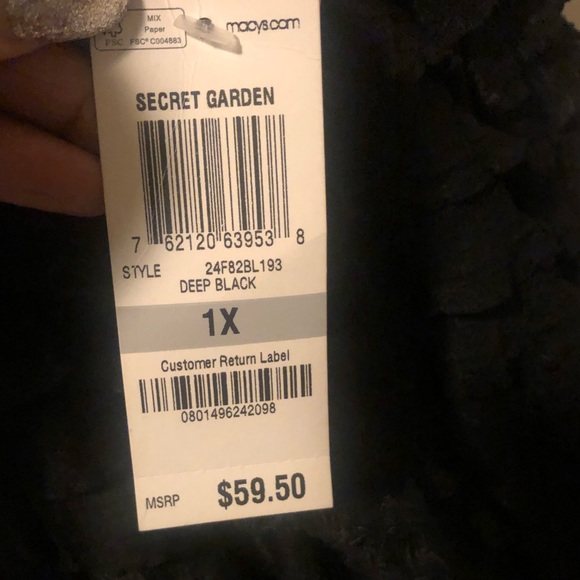 INC black ruffle tank top. Dressy Cute Sassy & NEW - Picture 5 of 6